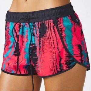 Fabletics Stretch Running Shorts Womens Large Pink Drawstring